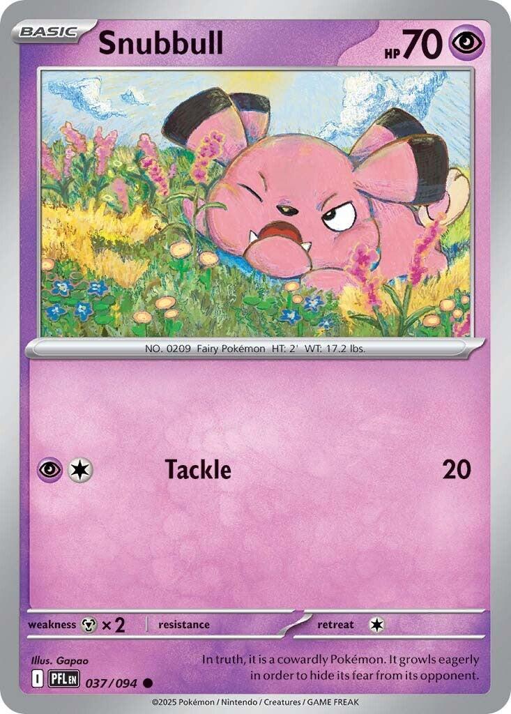 Snubbull (037/094) [Mega Evolution: Phantasmal Flames] | Good Games Morley