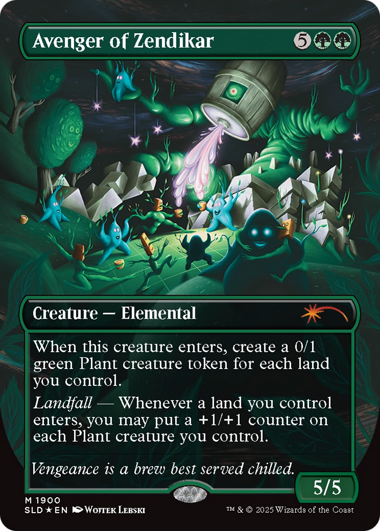 Avenger of Zendikar (Double Rainbow Foil) [Secret Lair Drop Series] | Good Games Morley