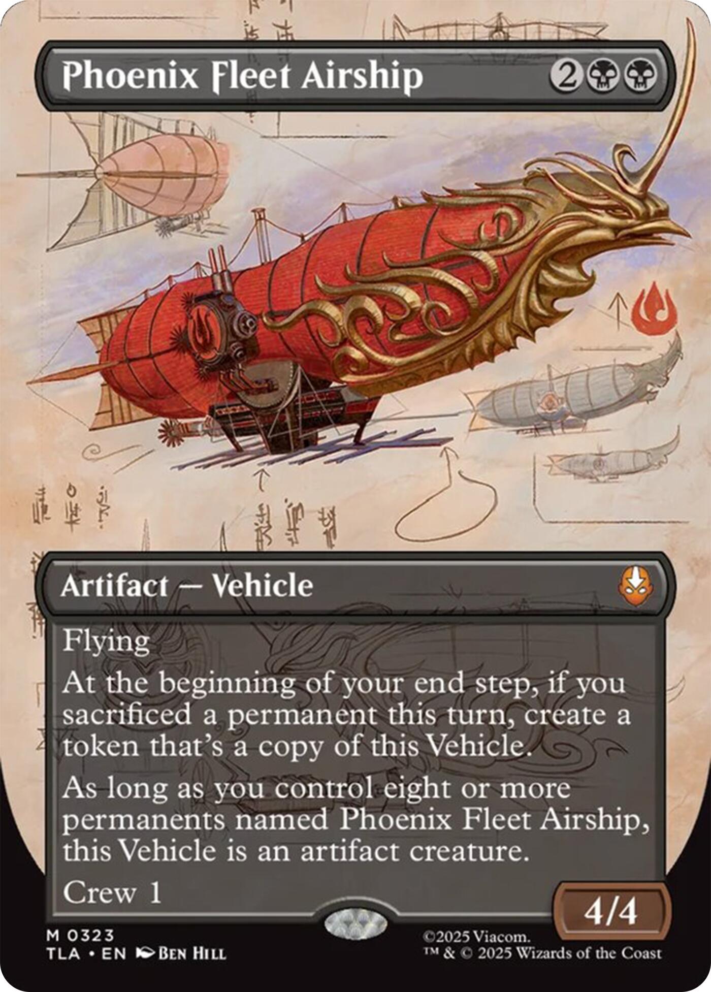 Phoenix Fleet Airship (Borderless) [Avatar: The Last Airbender] | Good Games Morley