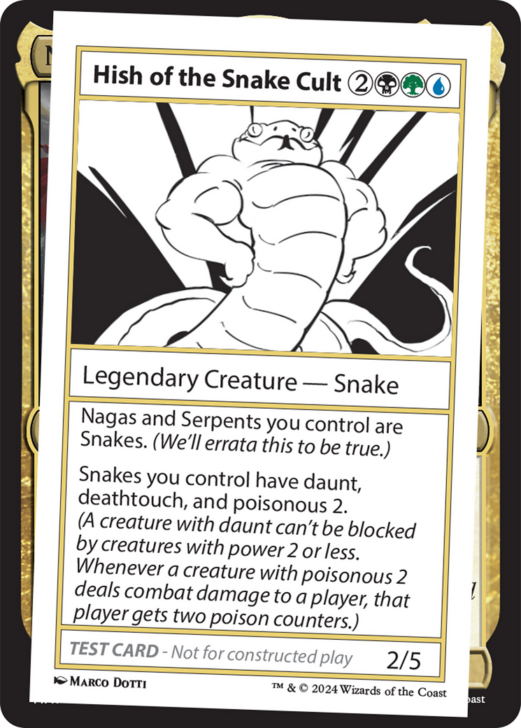 Hish of the Snake Cult [Mystery Booster 2 Playtest Cards] | Good Games Morley