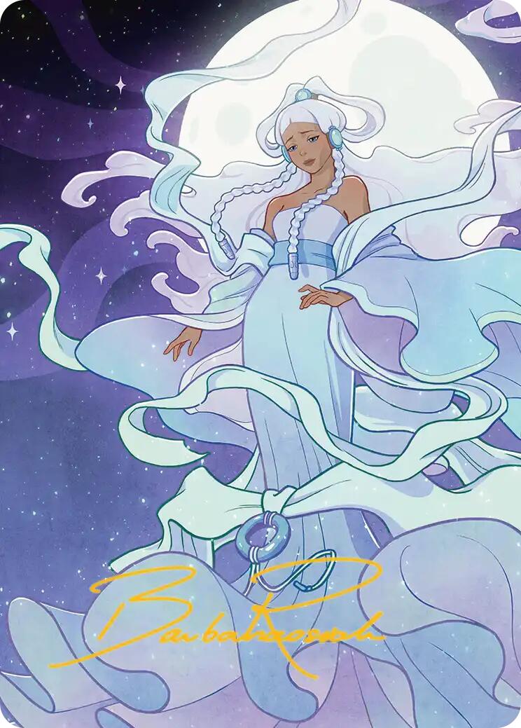 Yue, the Moon Spirit 2 Art Card (Gold-Stamped Signature) [Avatar: The Last Airbender Art Series] | Good Games Morley