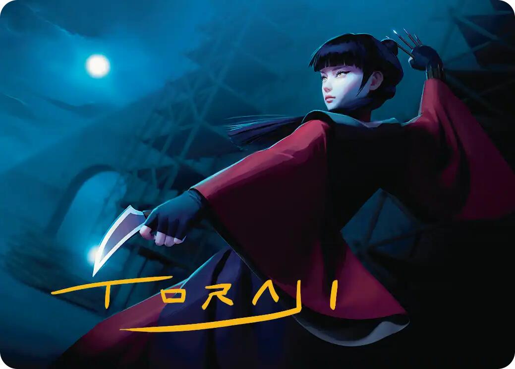 Mai, Jaded Edge Art Card (Gold-Stamped Signature) [Avatar: The Last Airbender Art Series] | Good Games Morley