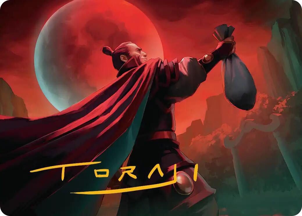Zhao, the Moon Slayer Art Card (Gold-Stamped Signature) [Avatar: The Last Airbender Art Series] | Good Games Morley