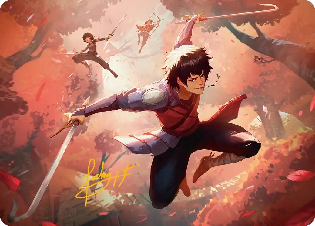 Jet, Freedom Fighter Art Card (Gold-Stamped Signature) [Avatar: The Last Airbender Art Series] | Good Games Morley