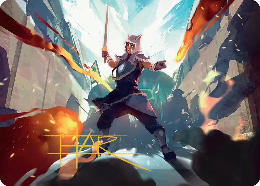 Sokka, Tenacious Tactician Art Card (Gold-Stamped Signature) [Avatar: The Last Airbender Art Series] | Good Games Morley