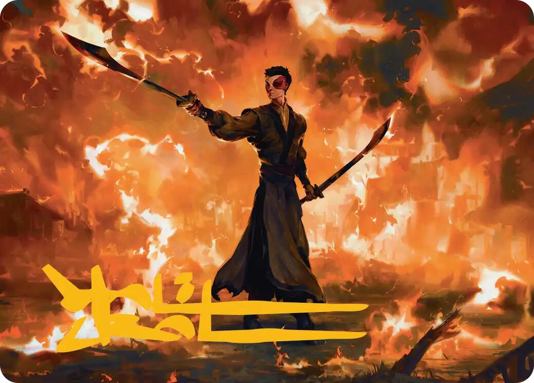 Zuko, Conflicted Art Card (Gold-Stamped Signature) [Avatar: The Last Airbender Art Series] | Good Games Morley