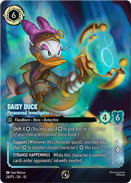 Daisy Duck - Paranormal Investigator (Store Championship) (24) [Promo Cards] | Good Games Morley