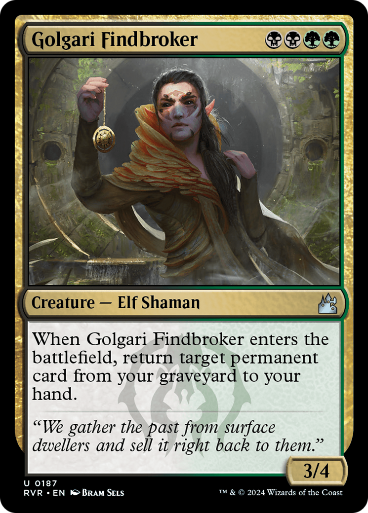 Golgari Findbroker [Ravnica Remastered] | Good Games Morley
