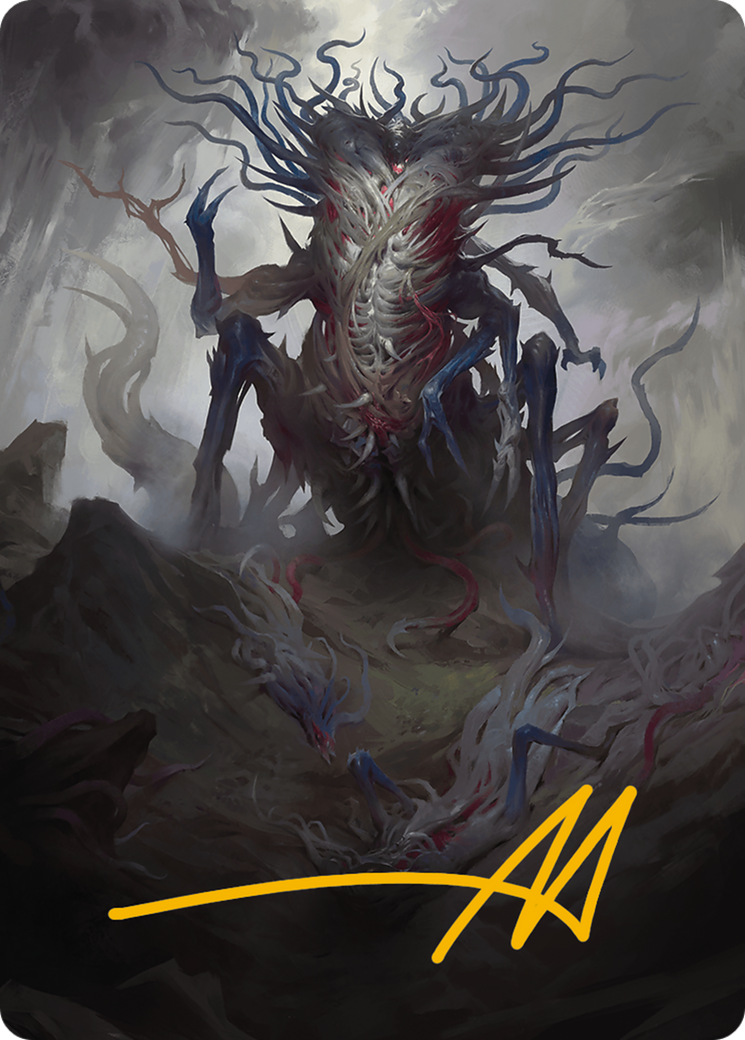 Azlask, the Swelling Scourge Art Card (Gold-Stamped Signature) [Modern Horizons 3 Art Series] | Good Games Morley