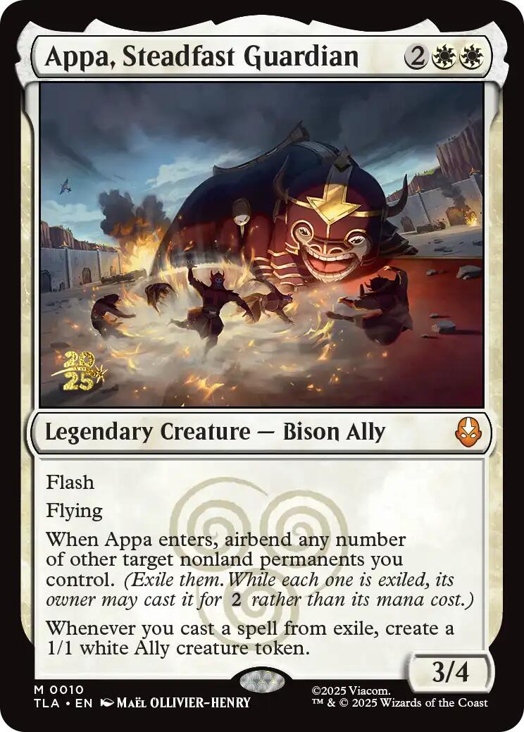Appa, Steadfast Guardian [Avatar: The Last Airbender Prerelease Cards] | Good Games Morley