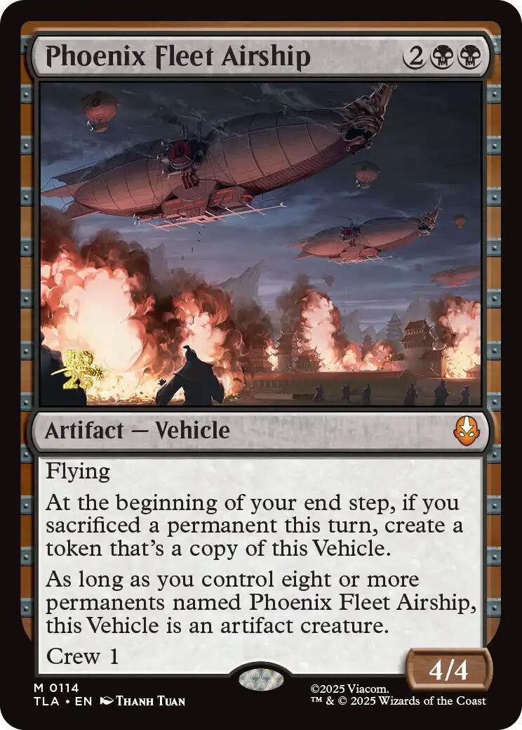 Phoenix Fleet Airship [Avatar: The Last Airbender Prerelease Cards] | Good Games Morley