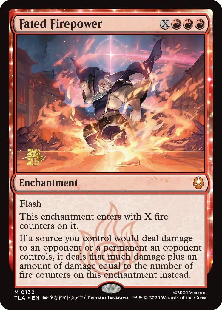 Fated Firepower [Avatar: The Last Airbender Prerelease Cards] | Good Games Morley