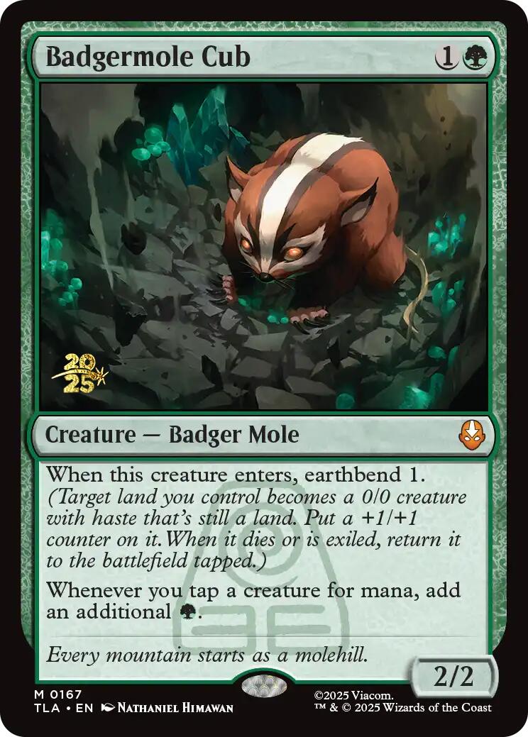 Badgermole Cub [Avatar: The Last Airbender Prerelease Cards] | Good Games Morley