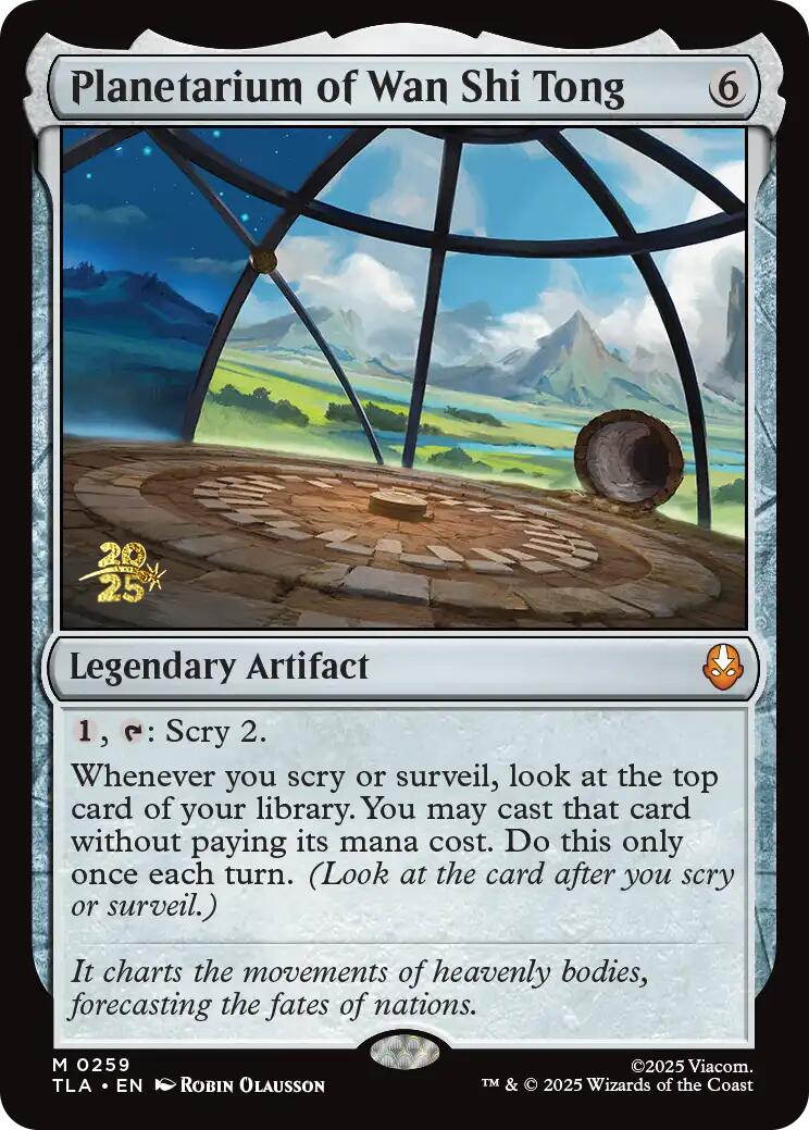 Planetarium of Wan Shi Tong [Avatar: The Last Airbender Prerelease Cards] | Good Games Morley