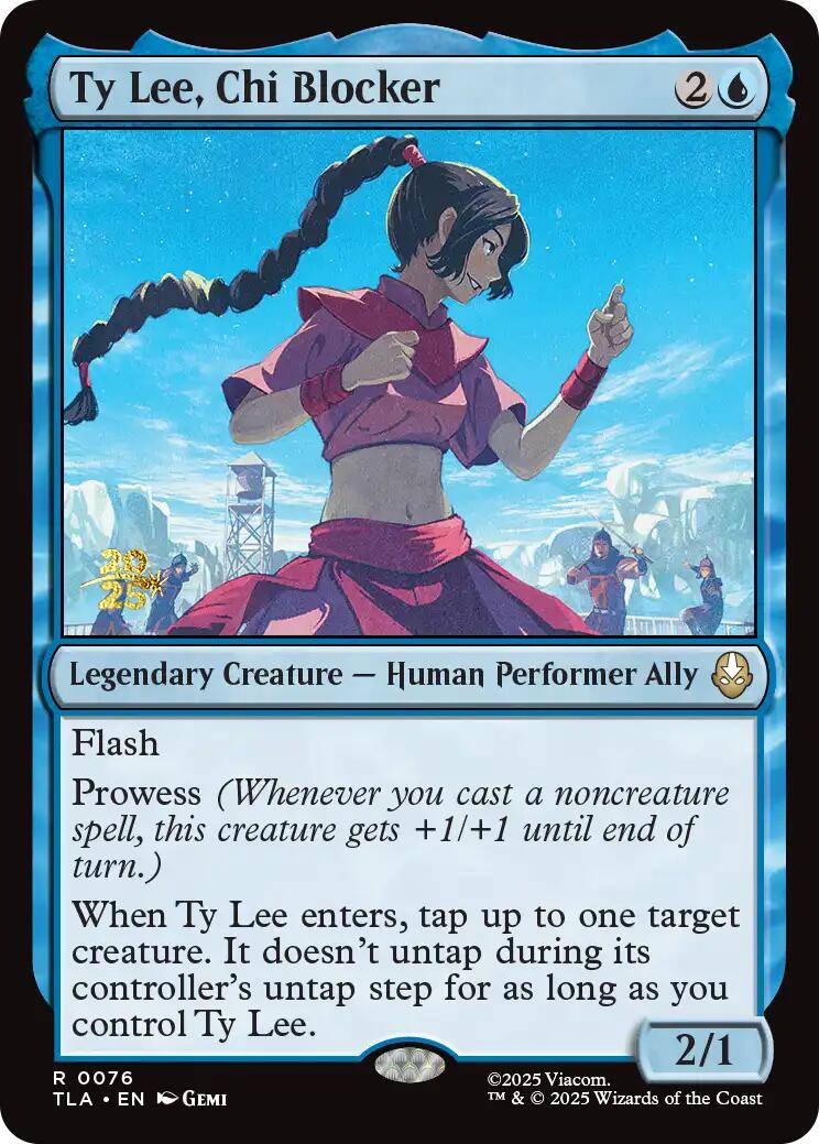 Ty Lee, Chi Blocker [Avatar: The Last Airbender Prerelease Cards] | Good Games Morley