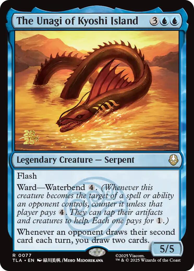 The Unagi of Kyoshi Island [Avatar: The Last Airbender Prerelease Cards] | Good Games Morley