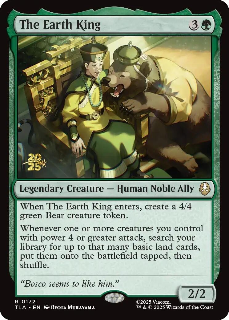 The Earth King [Avatar: The Last Airbender Prerelease Cards] | Good Games Morley