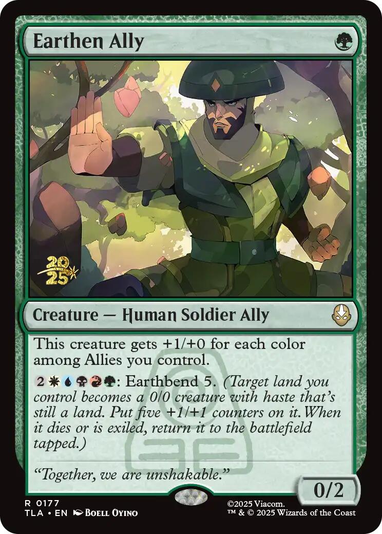 Earthen Ally [Avatar: The Last Airbender Prerelease Cards] | Good Games Morley