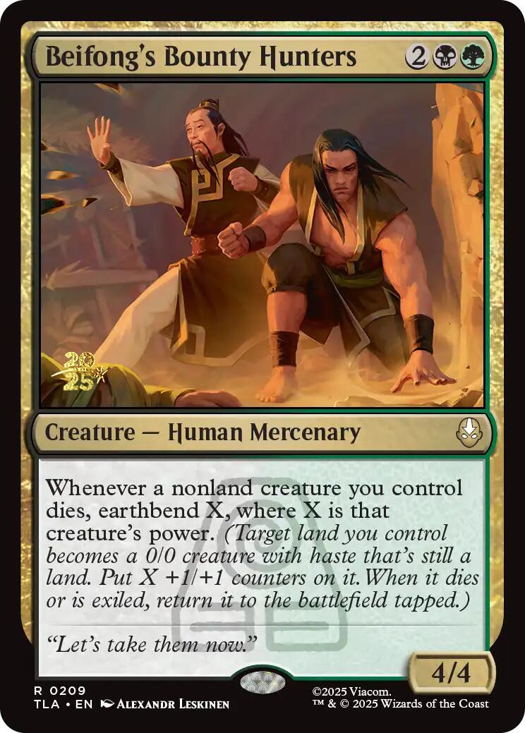 Beifong's Bounty Hunters [Avatar: The Last Airbender Prerelease Cards] | Good Games Morley