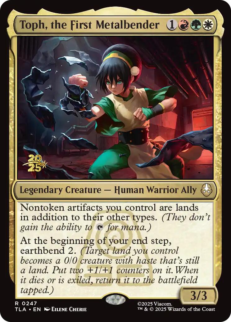 Toph, the First Metalbender [Avatar: The Last Airbender Prerelease Cards] | Good Games Morley