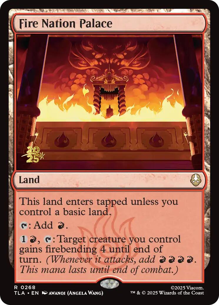 Fire Nation Palace [Avatar: The Last Airbender Prerelease Cards] | Good Games Morley