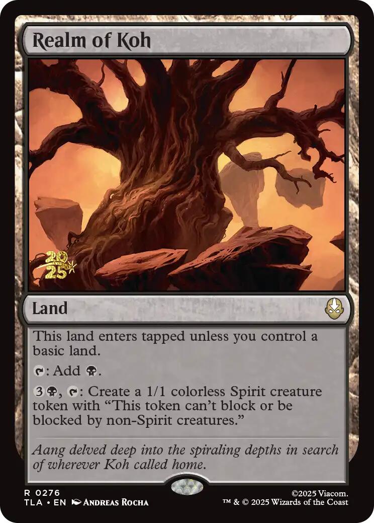 Realm of Koh [Avatar: The Last Airbender Prerelease Cards] | Good Games Morley