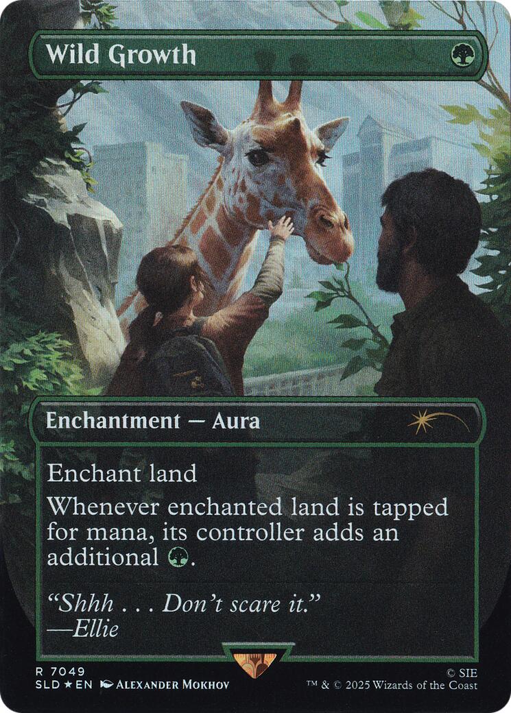 Wild Growth (Rainbow Foil) [Secret Lair Drop Series] | Good Games Morley