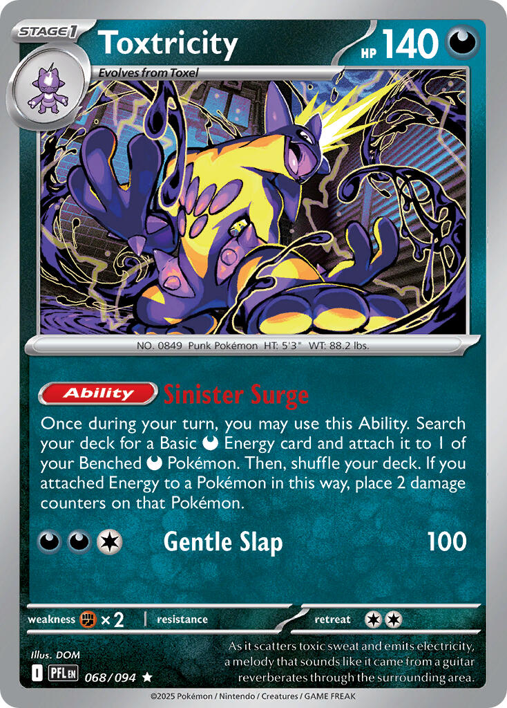 Toxtricity (068/094) (Theme Deck Exclusive) [Mega Evolution: Phantasmal Flames] | Good Games Morley