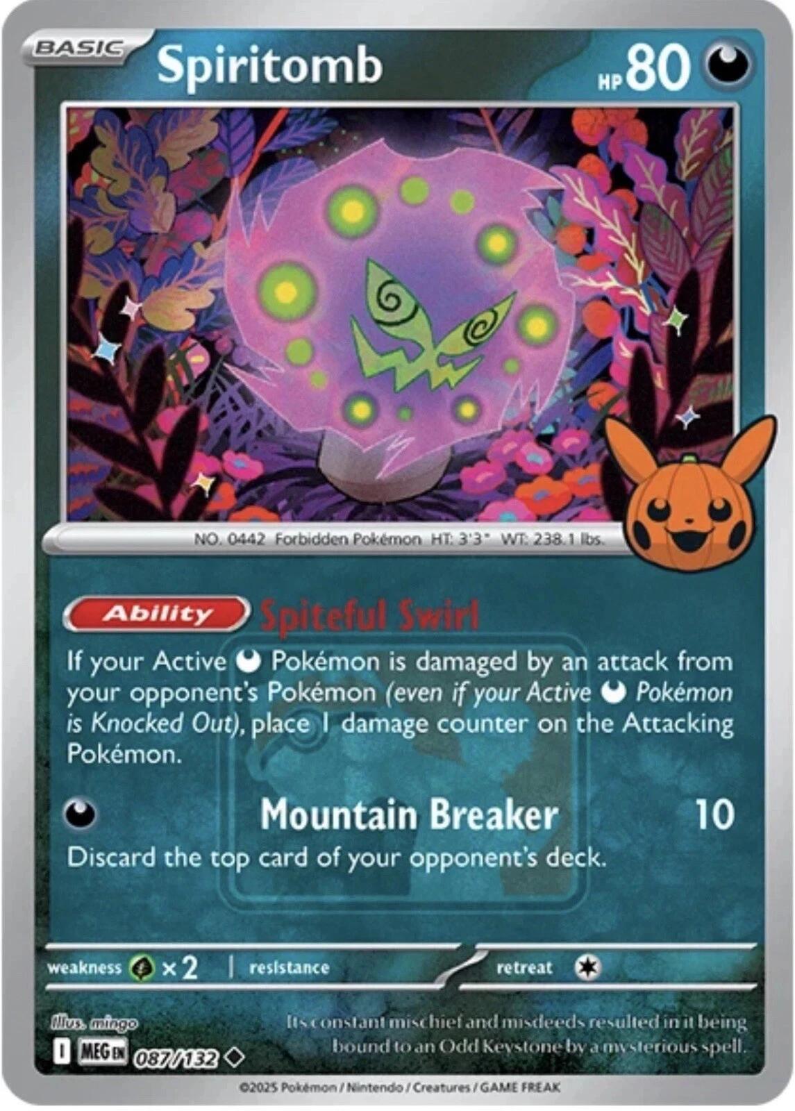 Spiritomb (087/132) (Trick or Trade Stamped) [Miscellaneous Cards] | Good Games Morley