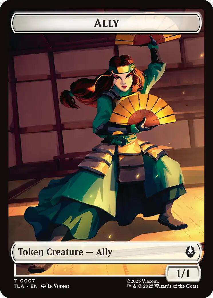 Ally (0007) // Clue (0018) Double-Sided Token [Avatar: The Last Airbender Tokens] | Good Games Morley