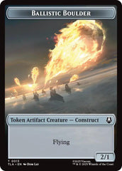 Ballistic Boulder // Soldier (0011) Double-Sided Token [Avatar: The Last Airbender Tokens] | Good Games Morley