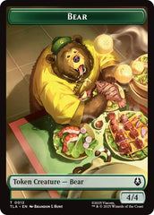 Bear // Food (0020) Double-Sided Token [Avatar: The Last Airbender Tokens] | Good Games Morley