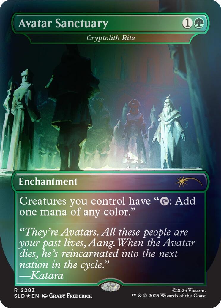 Avatar Sanctuary - Cryptolith Rite (Rainbow Foil) [Secret Lair Drop Series] | Good Games Morley