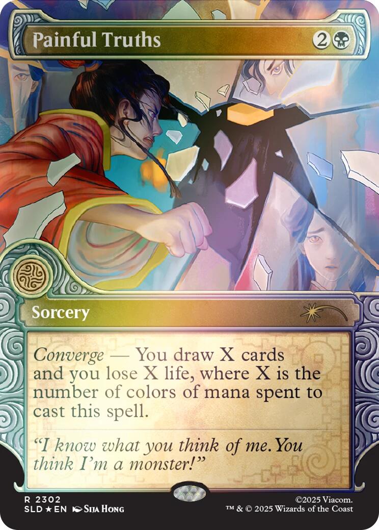 Painful Truths (Rainbow Foil) [Secret Lair Drop Series] | Good Games Morley