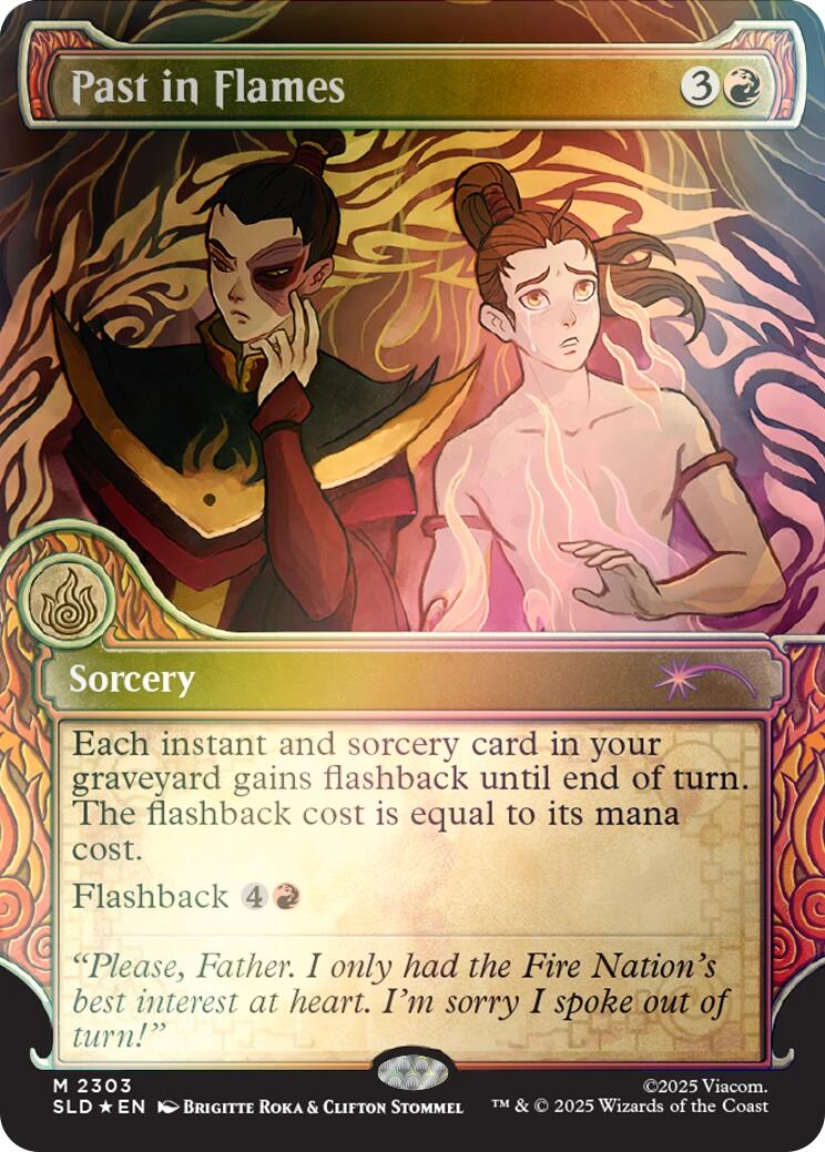 Past in Flames (Rainbow Foil) [Secret Lair Drop Series] | Good Games Morley