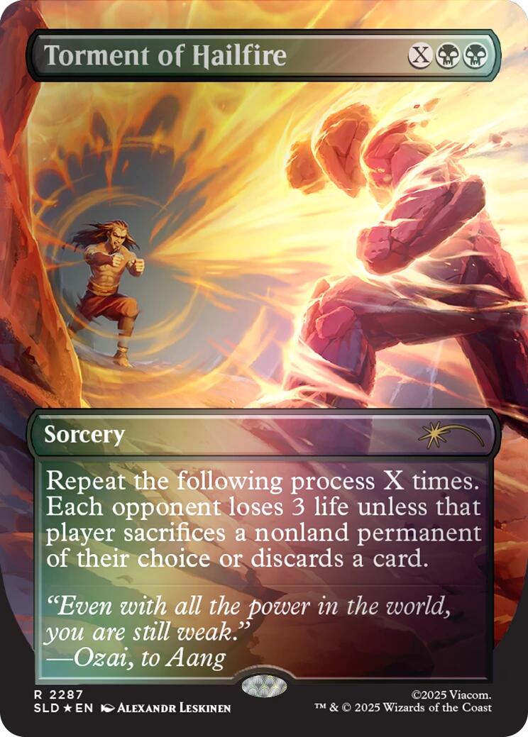 Torment of Hailfire (2287) (Rainbow Foil) [Secret Lair Drop Series] | Good Games Morley