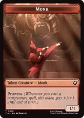 Monk // Clue (0017) Double-Sided Token [Avatar: The Last Airbender Tokens] | Good Games Morley