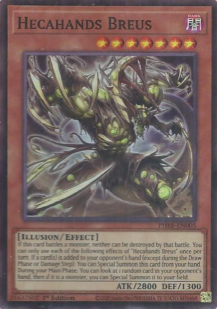 Hecahands Breus (Super Rare) [PHRE-EN005] Super Rare | Good Games Morley