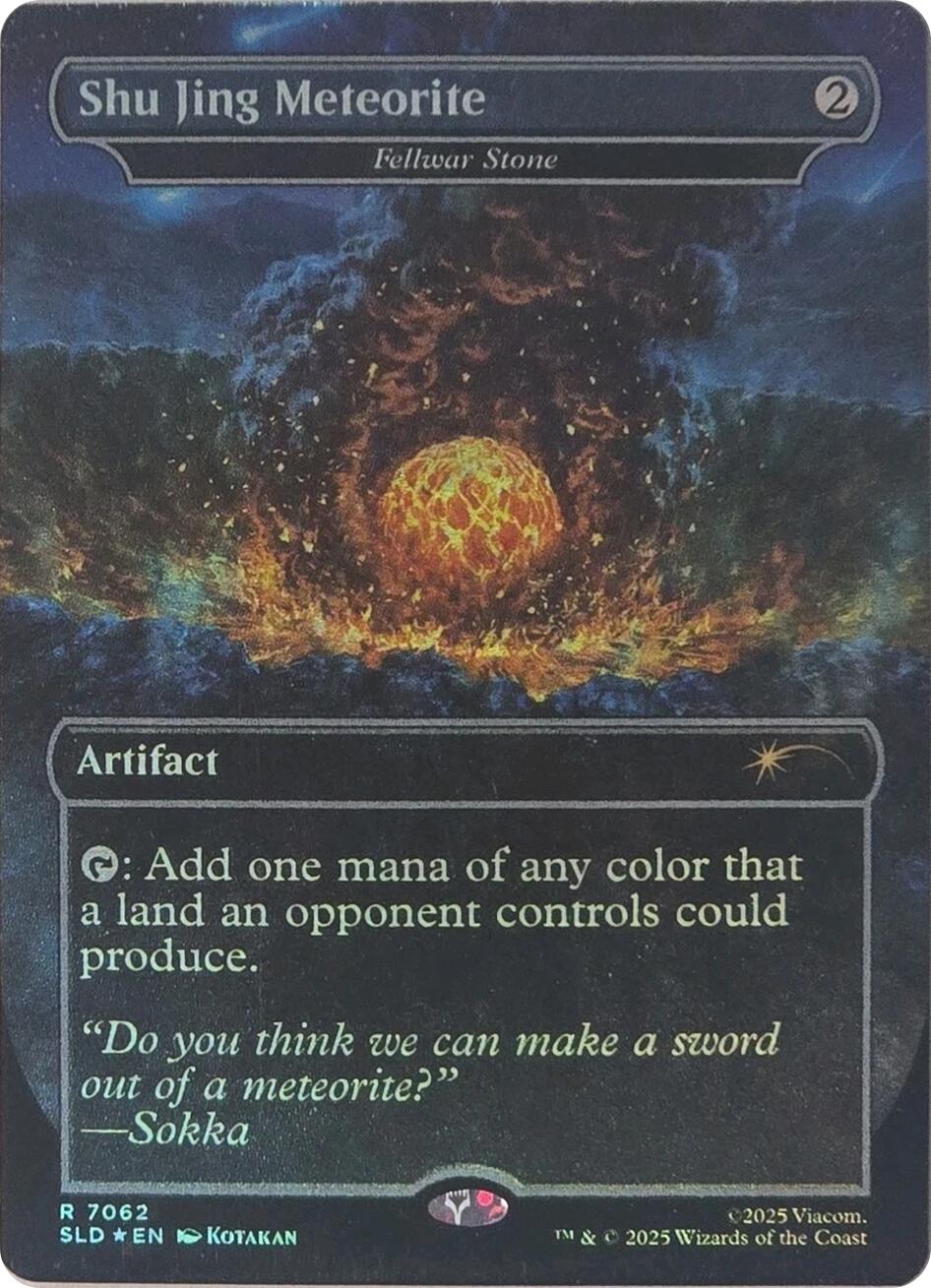 Shu Jing Meteorite - Fellwar Stone (Rainbow Foil) [Secret Lair Drop Series] | Good Games Morley