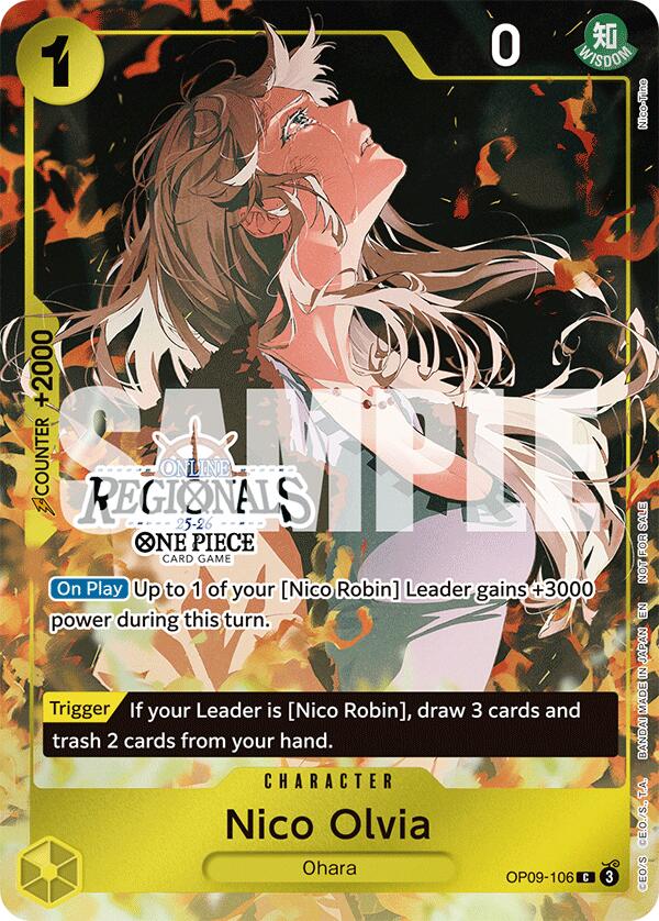 Nico Olvia (Online Regional Participation Pack 2025 Vol.1) [One Piece Promotion Cards] | Good Games Morley