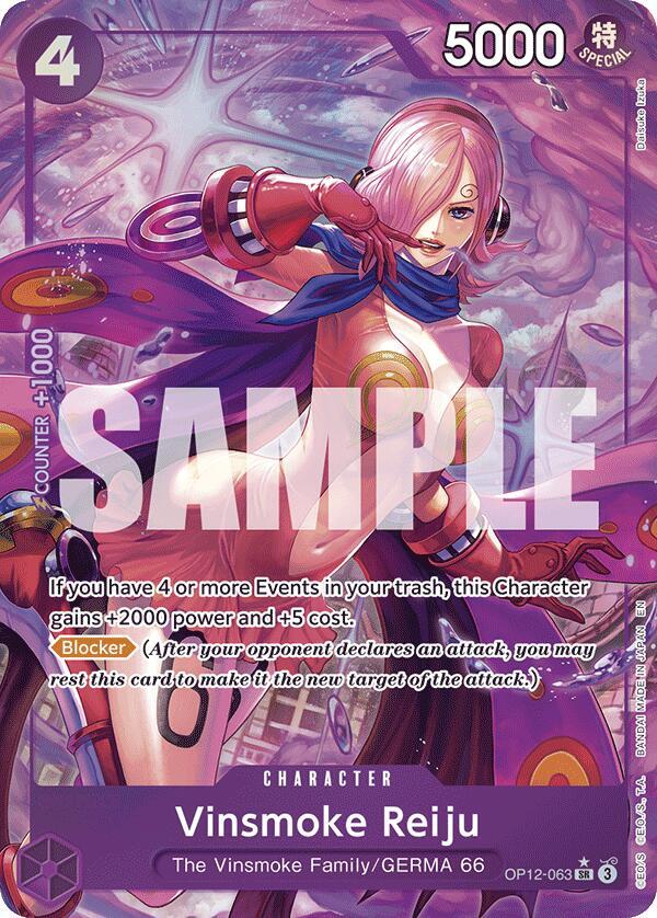 Vinsmoke Reiju OP12-063 (Legacy of the Master)  - Alternate Art Foil | Good Games Morley