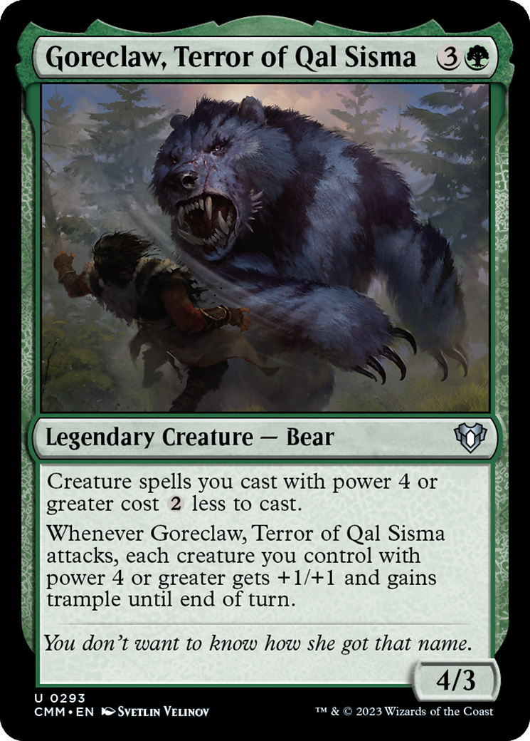 Goreclaw, Terror of Qal Sisma [Commander Masters] | Good Games Morley