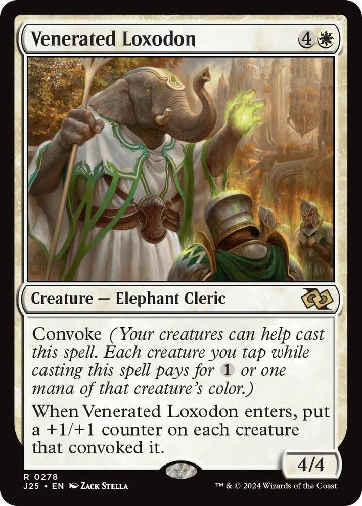 Venerated Loxodon 278/779 (Foundations Jumpstart)  | Good Games Morley