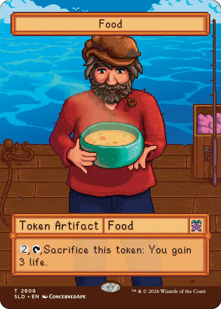 Food Token (2808) [Secret Lair Drop Series] | Good Games Morley