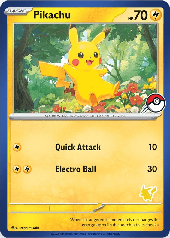Pikachu (Blue Border) [My First Battle] | Good Games Morley