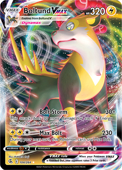 Boltund VMAX (104/264) [Sword & Shield: Fusion Strike] | Good Games Morley