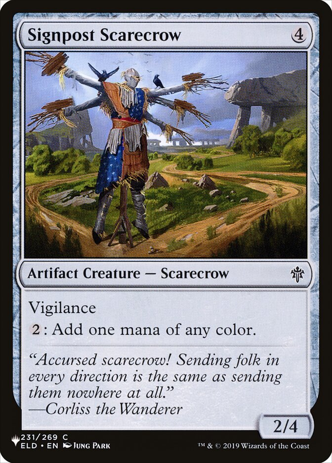 Signpost Scarecrow [The List] | Good Games Morley