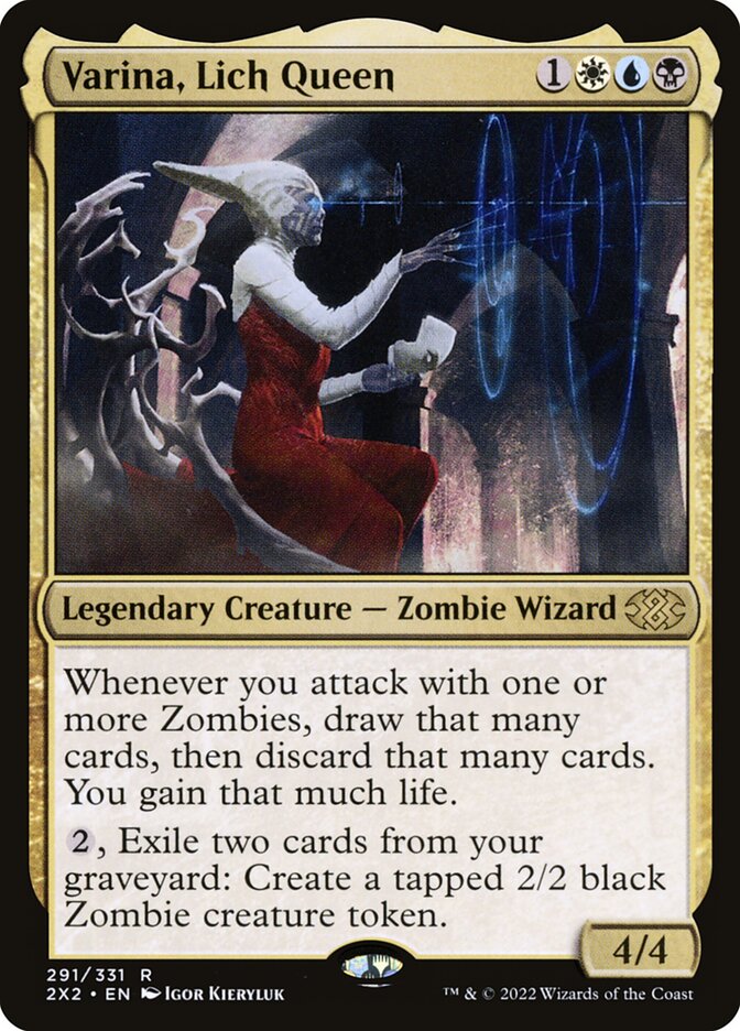 Varina, Lich Queen 291/331 (Double Masters 2022)  | Good Games Morley