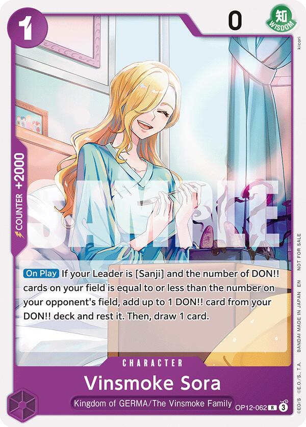 Vinsmoke Sora (Tournament Pack 2026 Vol. 1) [One Piece Promotion Cards] | Good Games Morley