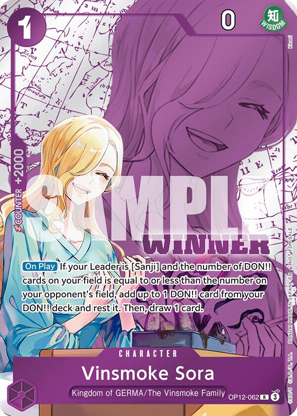 Vinsmoke Sora (Winner Pack 2026 Vol. 1) [One Piece Promotion Cards] | Good Games Morley